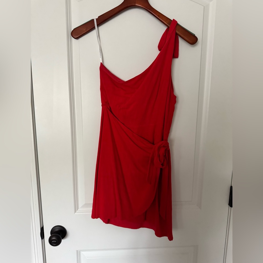 White Fox Boutique - Red Wrap Dress